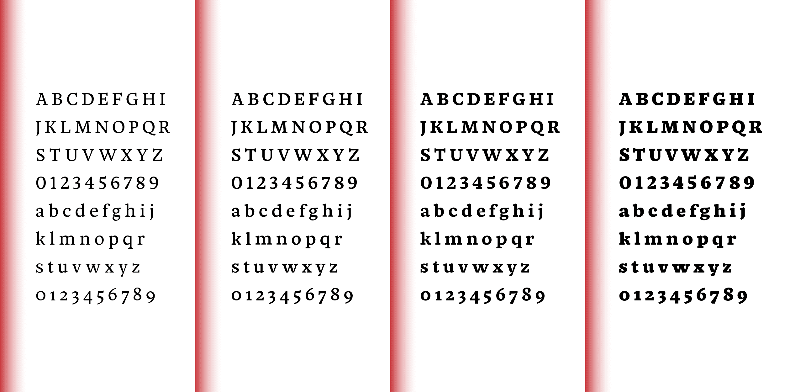 Image of Benedikt Bramböck typeface project from Ronkey
