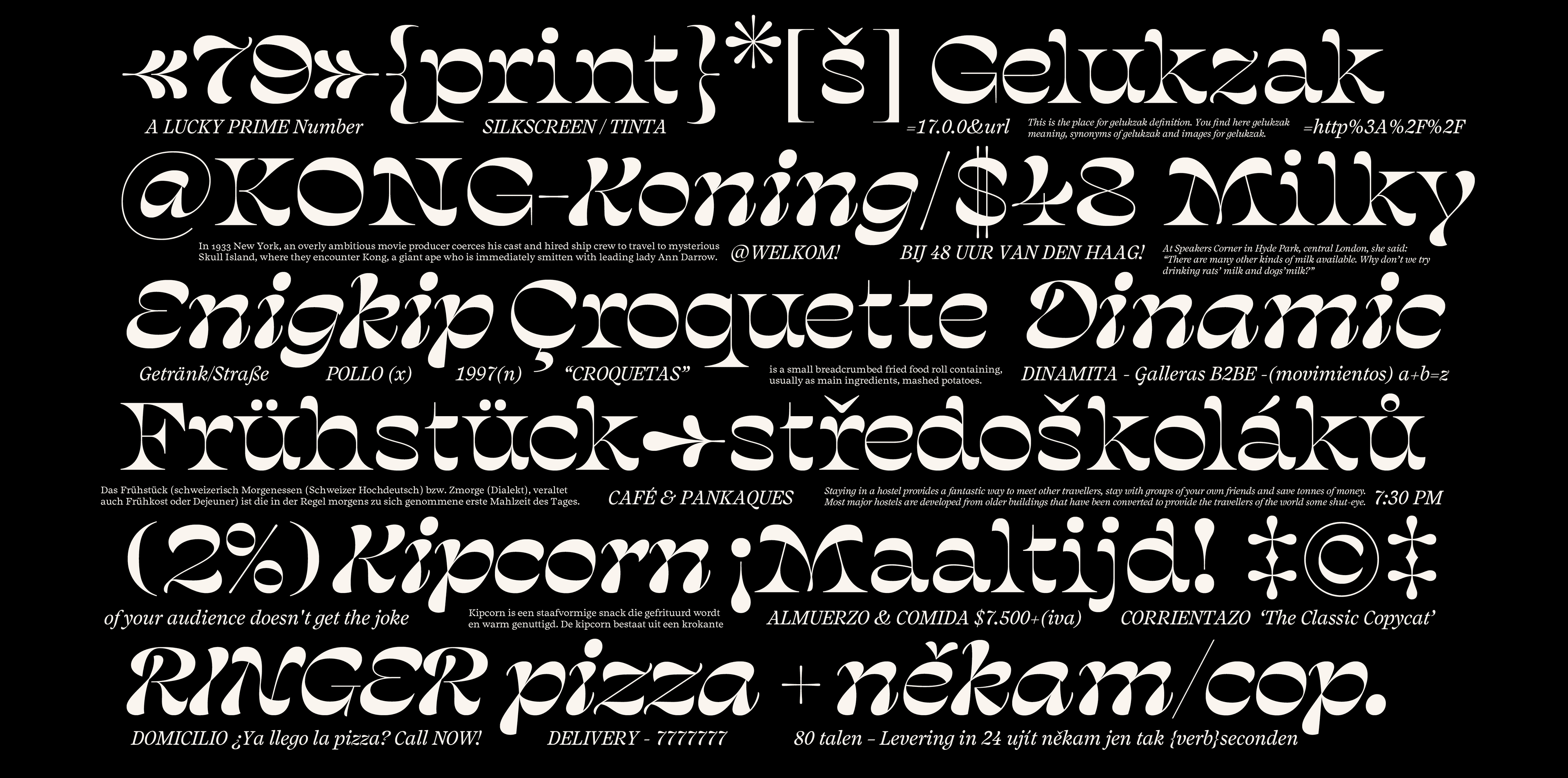Image of Salvaje typeface project from Cristian Vargas