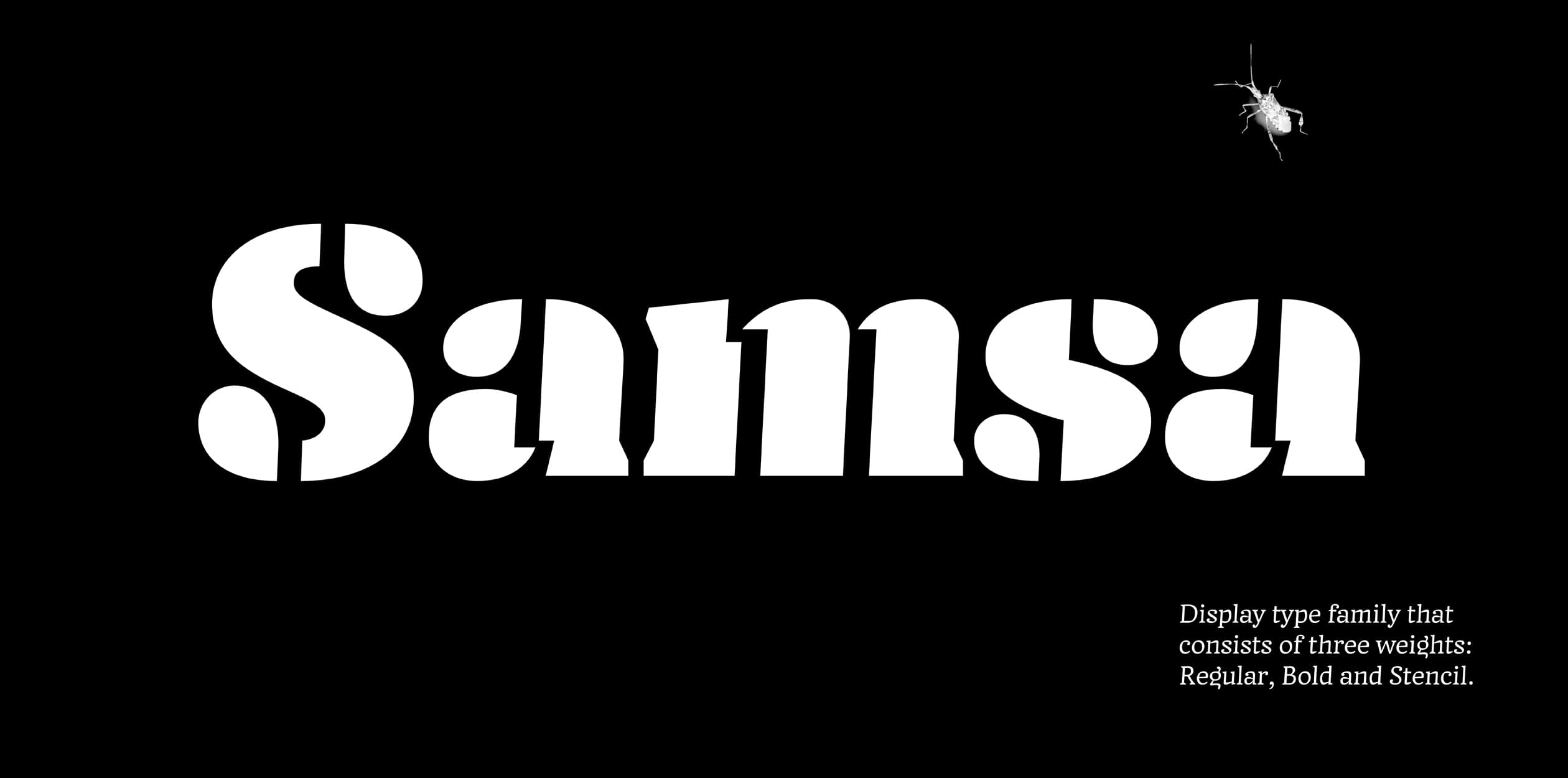 Image of Samsa typeface project from Katerina Kochkina