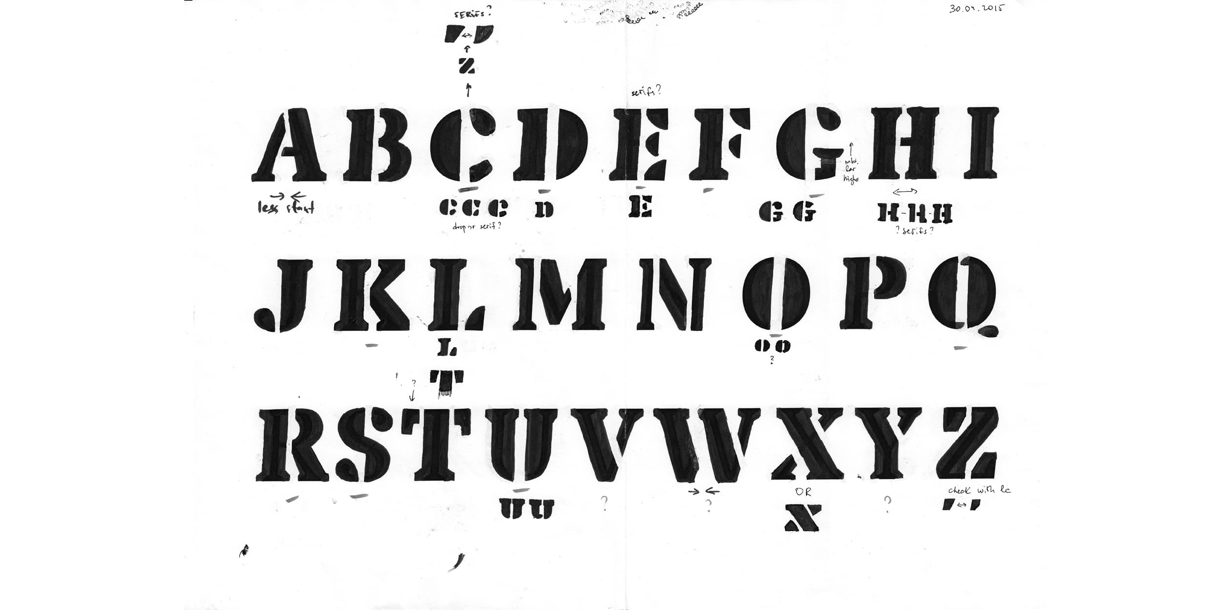 Image of Samsa typeface project from Katerina Kochkina