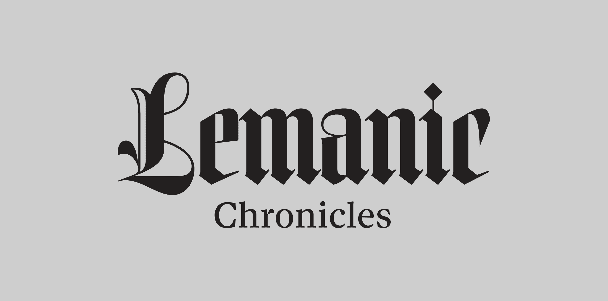 Image of Lemanic typeface project from Loris Olivier
