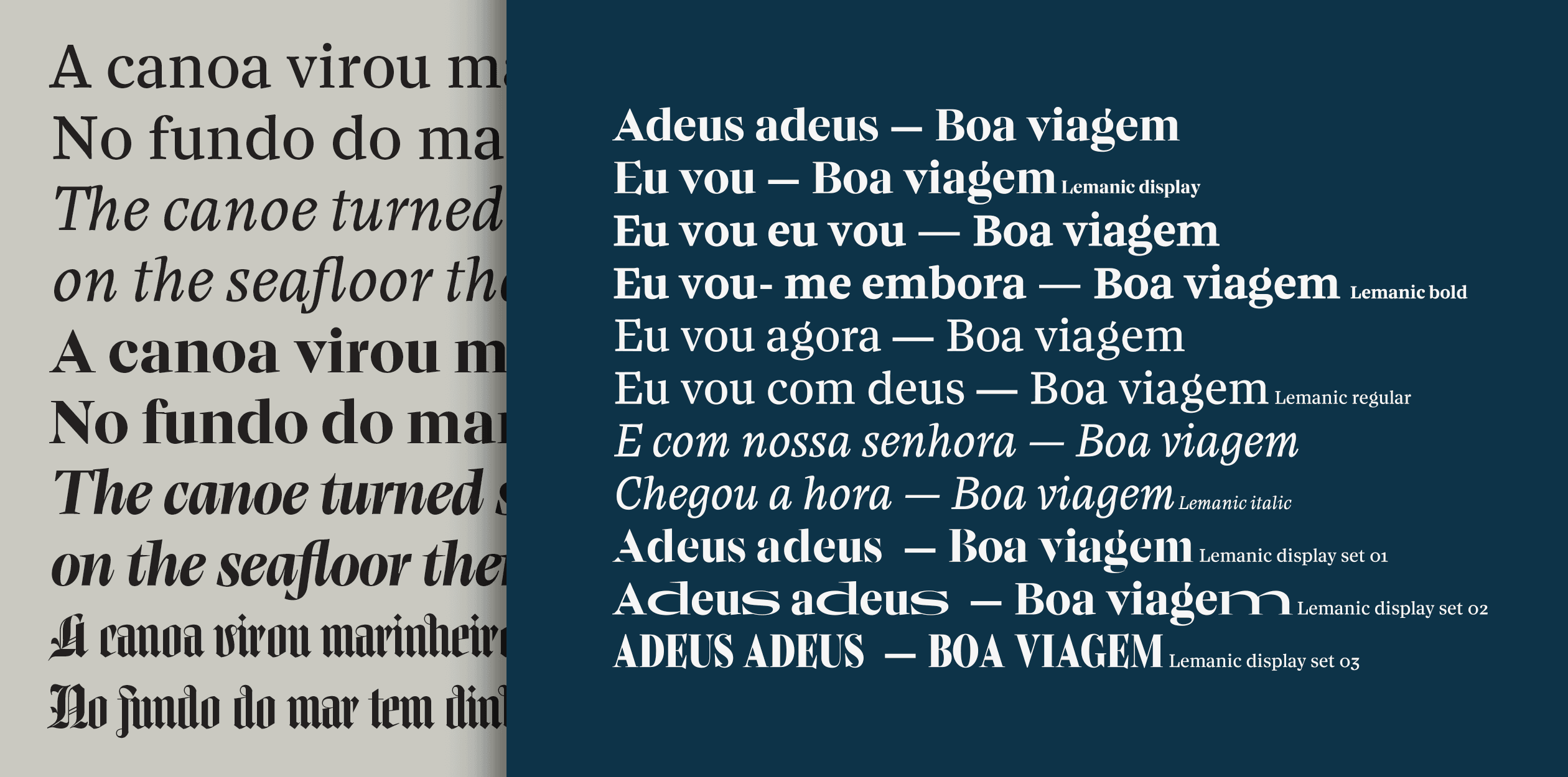 Image of Lemanic typeface project from Loris Olivier