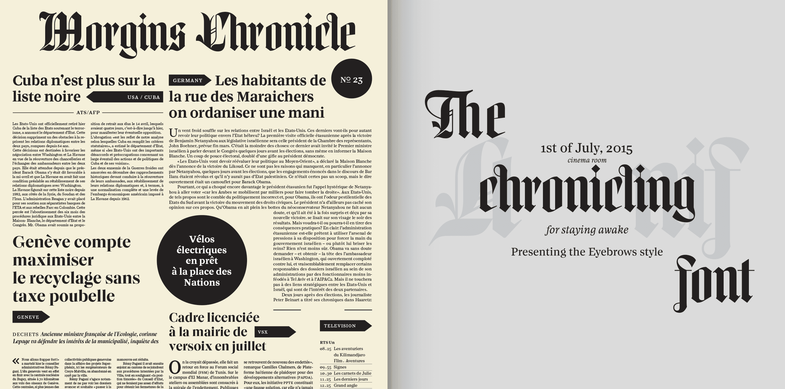 Image of Lemanic typeface project from Loris Olivier