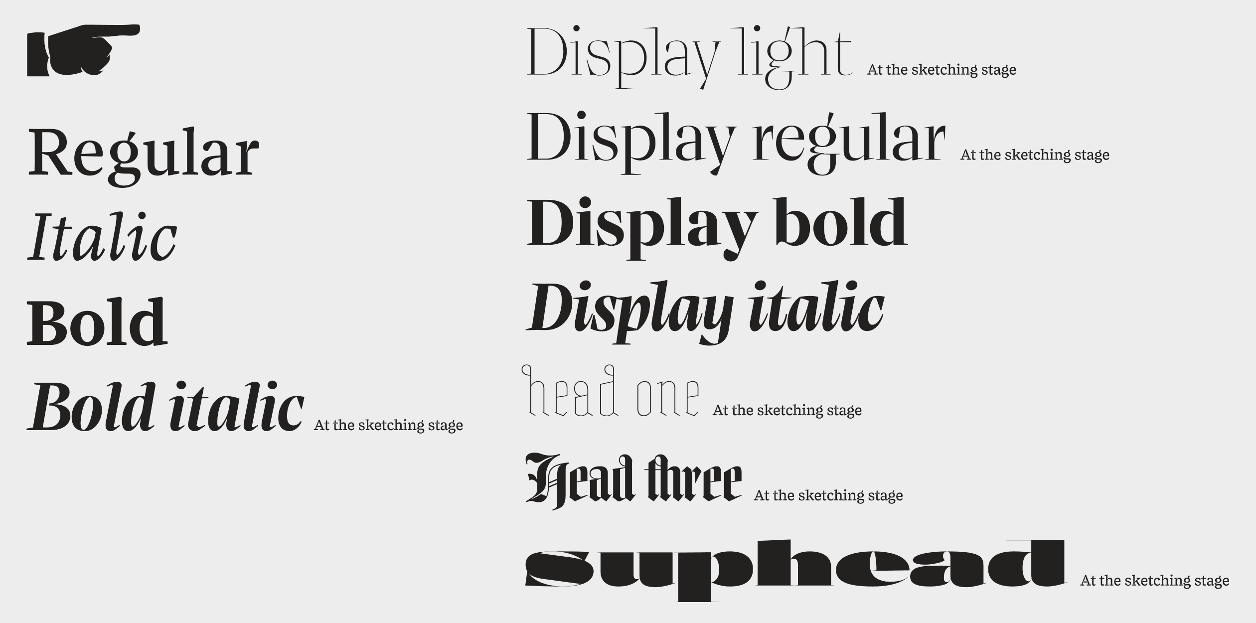 Image of Lemanic typeface project from Loris Olivier