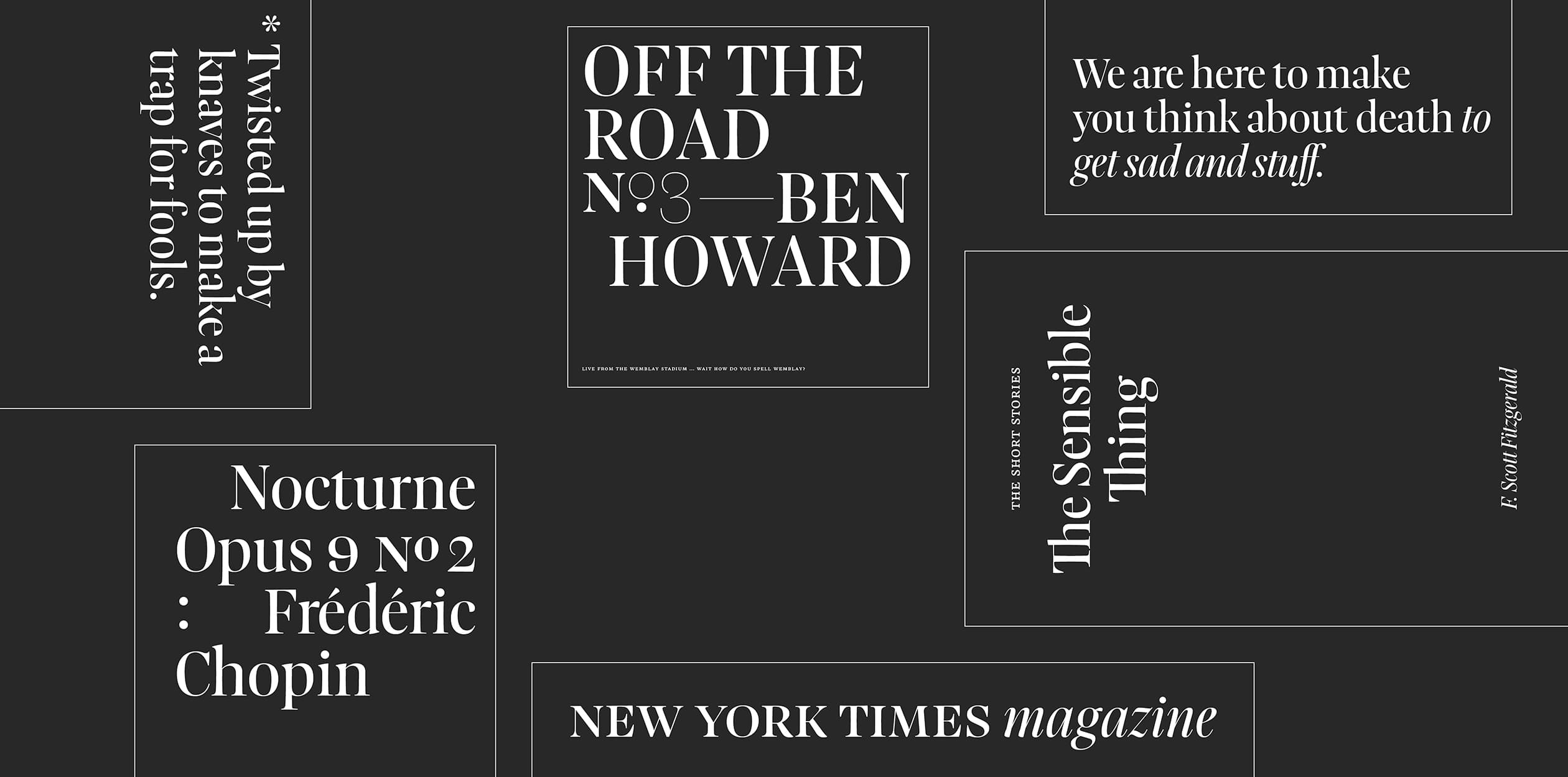 Image of Elma & Frederick typeface project from Philipp Beatrix Neumeyer