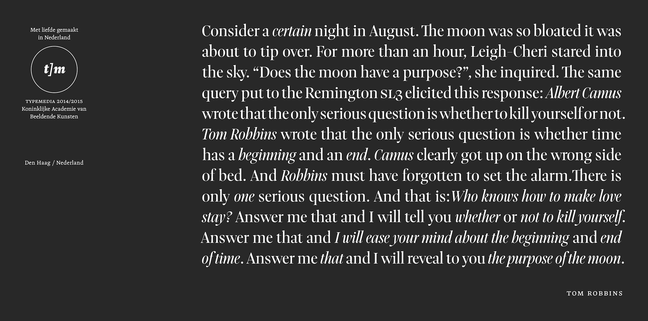 Image of Elma & Frederick typeface project from Philipp Beatrix Neumeyer