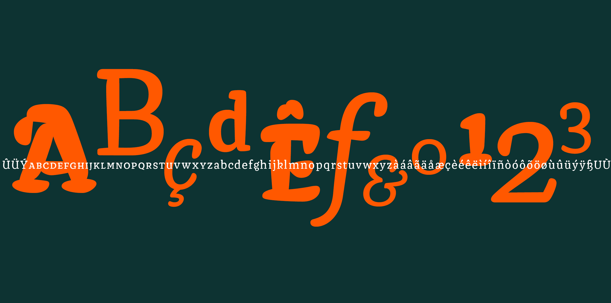 Image of Ligan typeface project from Tilmann Hielscher