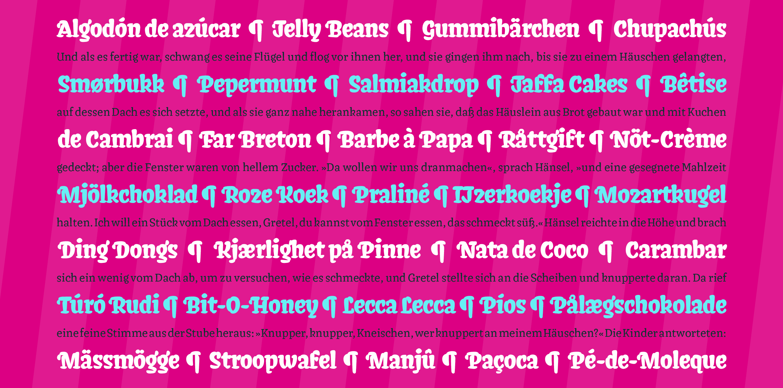 Image of Ligan typeface project from Tilmann Hielscher